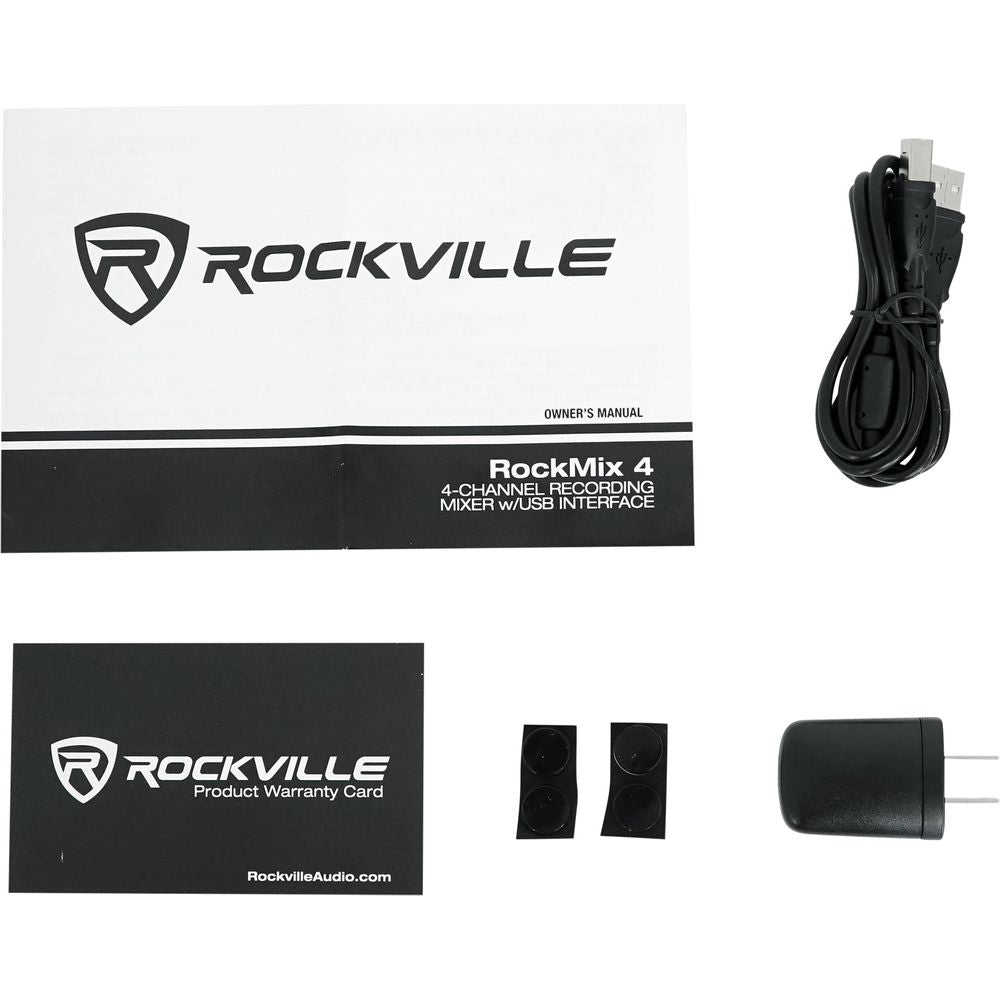 (2) SRT215 1600W 15in PA Speaker Bundle with Mixer, Stands & Headphones