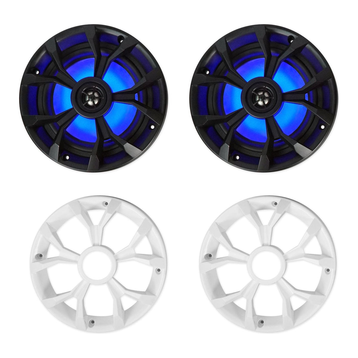 RKL65MBW 8-Pack + RXM8BTW Bluetooth Amplifier + RMWK4 Kit Bundle