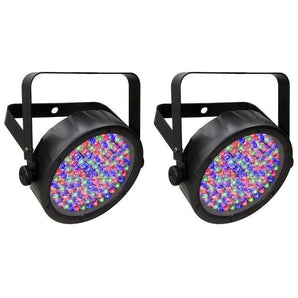 (2) Chauvet SLIMPAR56 SLIMPAR 56 Slim Par Can 56 LED Lights (2) Pack