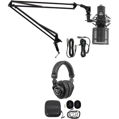RCM PRO Mic + DMS40 Boom + PRO-M50 Headphones Bundle