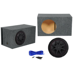 Kicker 43CVR152 COMPVR 15" 1000 Watt Car Subwoofer+Vented Sub Box Enclosure