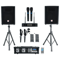 RPG2X10 + Dual UHF Wireless Microphones Bundle