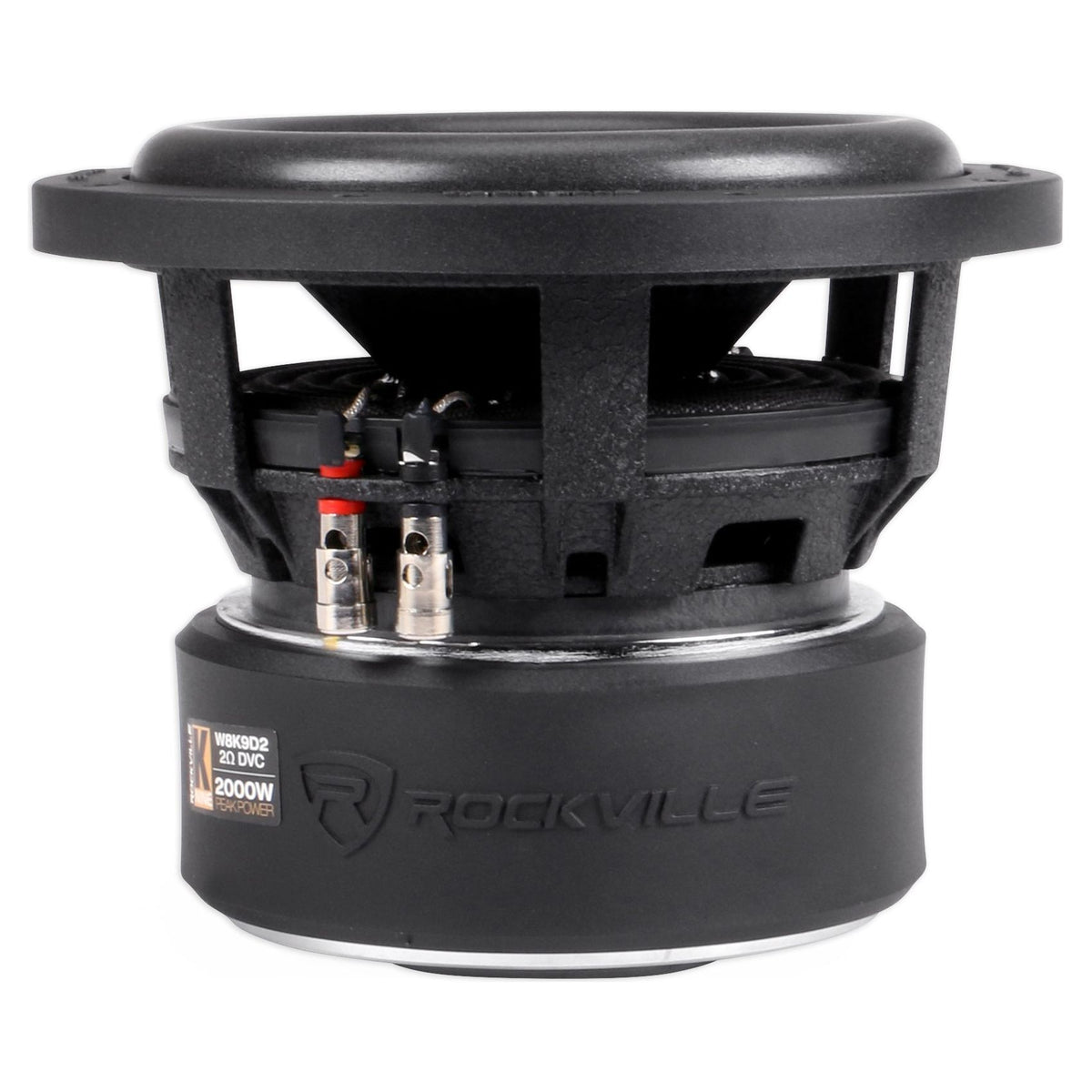 W8 K9 Series 8" Subwoofers 2-Pack + dB14 Amplifier Bundle