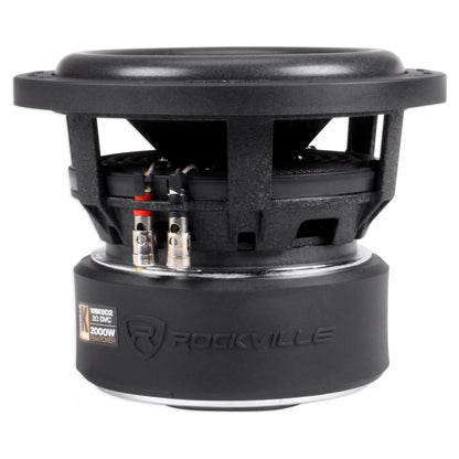 W8 K9 Series 8" Subwoofers 2-Pack + dB14 Amplifier Bundle