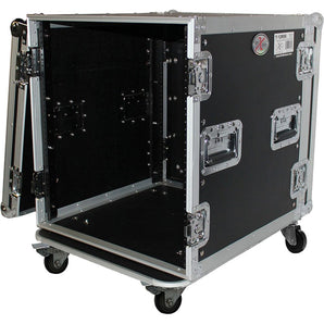 Pro X T-12RSS 12U Amplifier Amp/Equipment ATA Rack Case w/4" Wheels/Casters