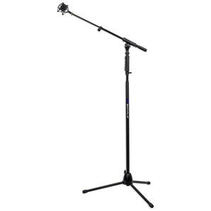 Rockville RVMIC3 Tripod Microphone Stand With Quick Release+Boom+Shockmount