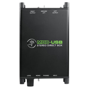 Mackie MDB-USB Stereo USB Direct Box DI Box For PC
