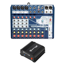 Notepad-12FX 12-Channel Mixer + PSP5 Phantom Power Supply