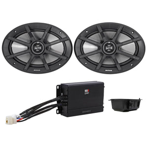 2) Kicker 40PS692 6x9 180w Polaris ATV/UTV/RZR Speakers+Bluetooth Controller+Amp