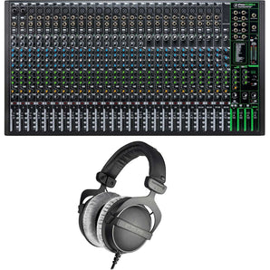 Mackie ProFX30v3 30-Channel 4-Bus Effects USB Mixer ProFX30 v3+DT-770 Headphones