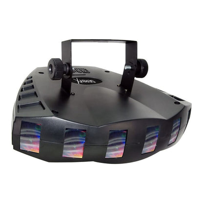 DERBY X DMX-512 Multi Colored LED Derby Club Light +Strobe Light