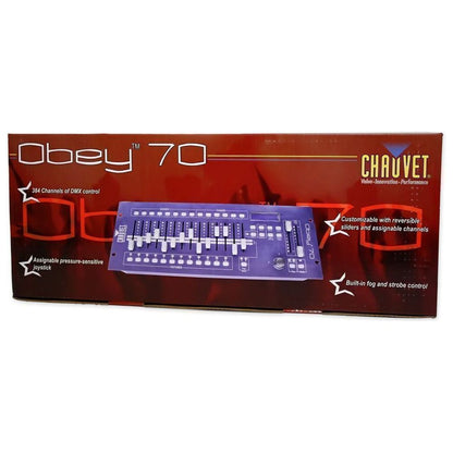 OBEY 70 Light/Fog DMX Controller + 4 DMX Cables