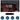 Rockville SINGMIX 5 Bluetooth Home Receiver Amp+(4) 8" Blue LED Ceiling Speakers