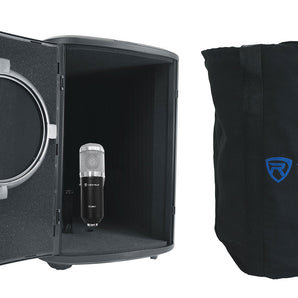 Rockville RCM01 Studio Recording Condenser Microphone Mic+Sound Isolation Box