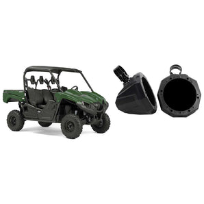 Pair Yamaha Viking+6-Seater 6.5" Roll Cage Roll Bar Tower Speaker Pod Enclosures
