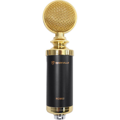 RCM02 Condenser Microphone + PSP5 48V Phantom Power Supply Bundle