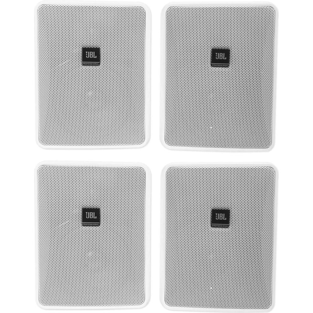 Control 25-1-WH 5.25" 70V Wall-Mount Speakers (Set of 4)