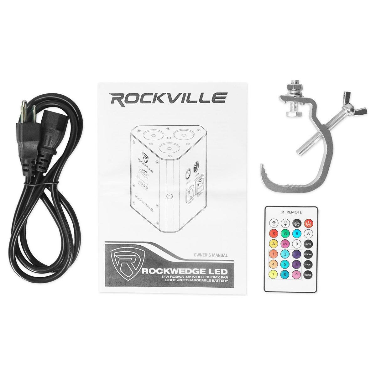 RockWedge LED 6-Pack + ROCKFORCE W2 Controller Bundle