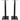 Pair Rockville RS29B 29" Steel Studio Monitor Recording Studio Stands in Black