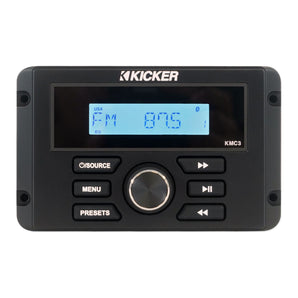 Kicker 46KMC3 Marine Digital Media Gauge Receiver w/Bluetooth/USB For Boat/ATV/UTV