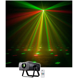 American DJ ANI MOTION 20W Red/Green Compact Laser Effects Light+Wireless Remote