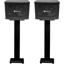 KPS65 6.5" 2-Way 400W Karaoke/Pro Speakers + 36" Furniture Stands