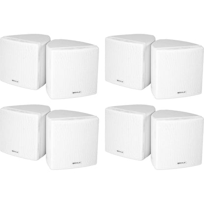 Cube 70v White 4-Pair