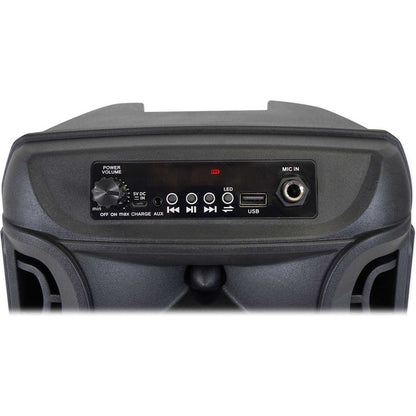 (2) BOOM8 Wireless TWS Portable 8" LED Party Speakers w/Bluetooth