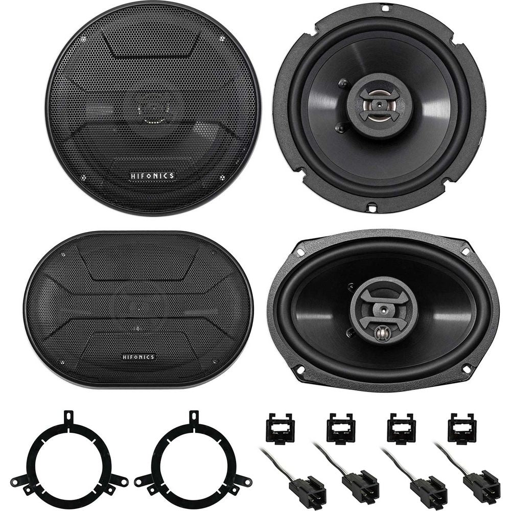 Front & Rear Factory Speaker Replacement Kit for Chrysler 300M (1999-2004)