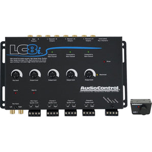 AudioControl LC8i 8 Channel Line Output Converter/Aux Input+ACR-1 Bass Remote