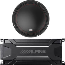 MTX 3510-02 10" Subwoofer + Alpine Mono Amplifier