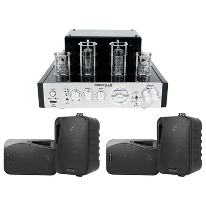 BluTube + HP4S‑8 BK 4-Pack Bundle