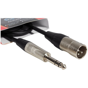 Hosa HSX-005 5 Foot Rean 1/4" TRS-XLR-3 Male Balanced Inter-Connect Cable