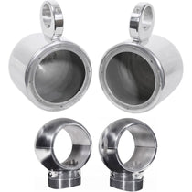 MAC65S Polished 6.5" Tower Speaker Pods 2-Pack + MacSwivelS Clamps Bundle