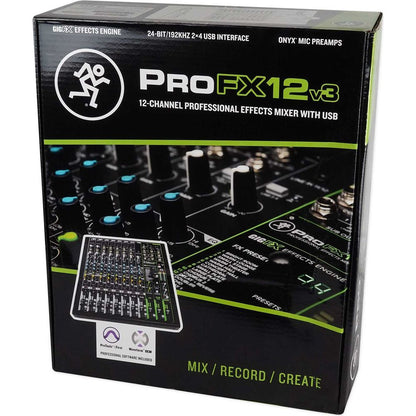 2-Person Podcast Recording Kit with ProFX12v3 Mixer and Boom Arms