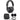 Rockville PRO-M50 Studio Stereo Headphones+Detachable Cable+Case+Extra Ear Pad