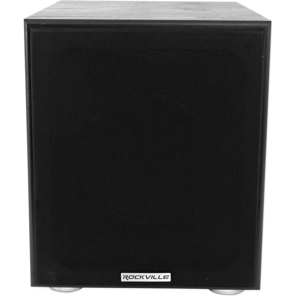 DV4000 4000W Home Theater DVD Receiver w/(6) 5.25" White Ceiling Speakers & Subwoofer