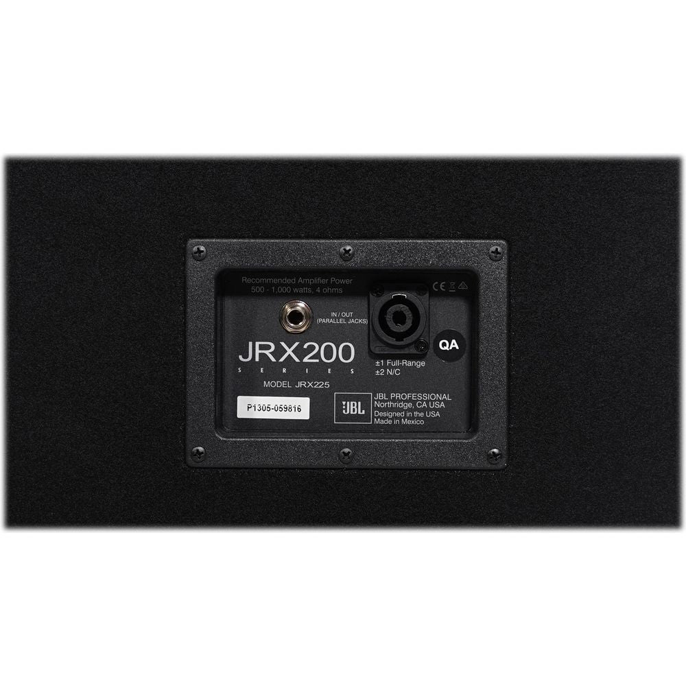 JRX225 Dual 15" PA Speakers with RPM1470 Powered Mixer