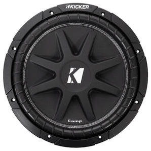 (2) Kicker 12" Subwoofers+Sub Enclosure Box For 2007-2016 Jeep Wrangler 4-Door