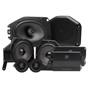 MB QUART MBQJ-STG6A-1 Amps+6 Speakers For 2020+ Jeep Gladiator/2018+ Wrangler JL