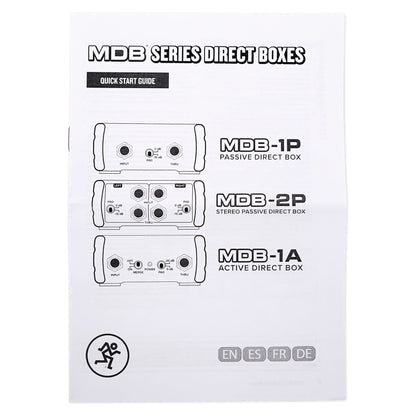 Mackie MDB-1P Passive Direct Box DI Box