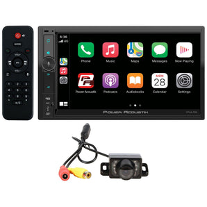 Power Acoustik CPAA-70M 7" Carplay/Android/Bluetooth Car Monitor Receiver+Camera
