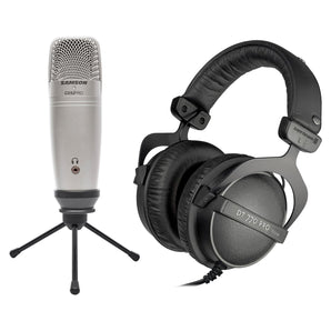 Samson C01U Pro Gaming Twitch Stream Microphone+Beyerdynamic Headphones