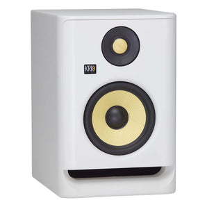 (2) KRK ROKIT RP5 G4 5" Bi-Amped Studio Monitor DSP Speakers White Noise Edition