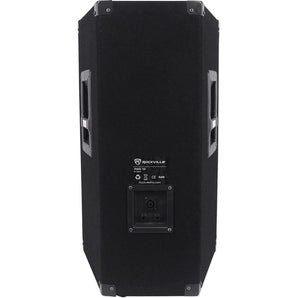 (2) Rockville RSG12 12” 3-Way 1000 Watt 8-Ohm Passive DJ/Pro Audio PA Speaker