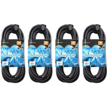 (4) CQS-1225 25' 12 Gauge 1/4" to Speakon Pro Speaker Cables