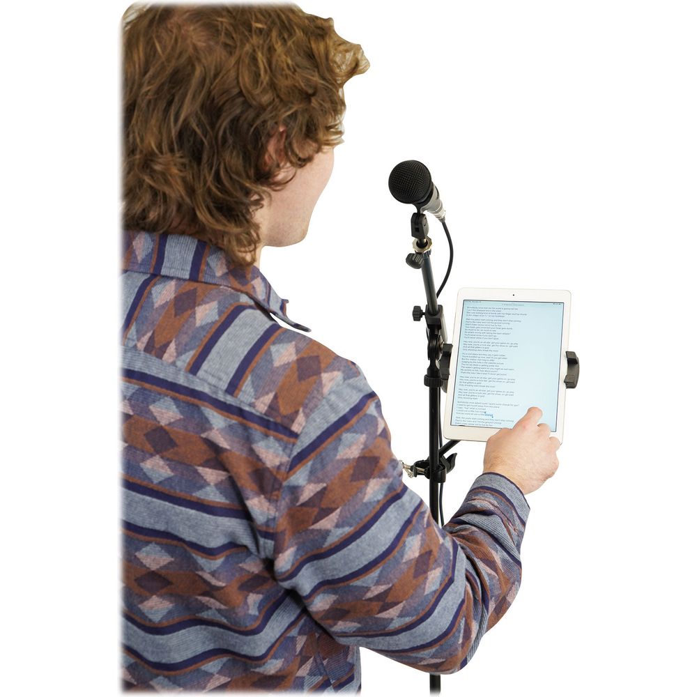 Rockville Quick Release Tripod Microphone Mic Stand+Smartphone/Tablet/iPad Mount