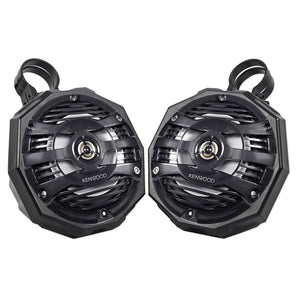 Pair 6.5" Perimeter Roll Cage Kenwood Tower Speakers for Yamaha Wolverine