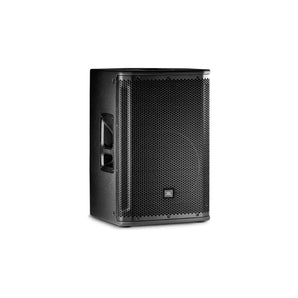 2) JBL SRX812P 12" 2000w DJ PA Speakers+(6) White Wireless Lights+Fogger+Facade