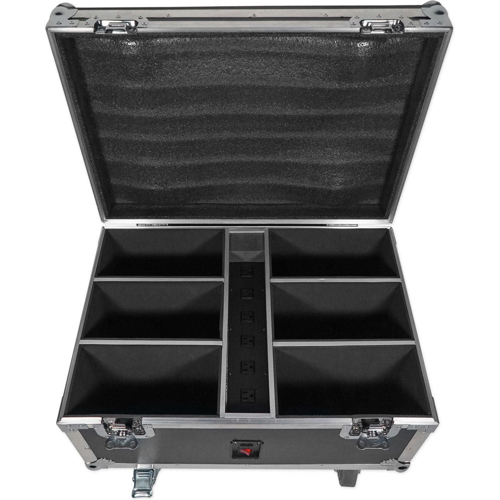 BEST PACK 60 (6) White Rechargeable Lights+Case+Wireless DMX Controller
